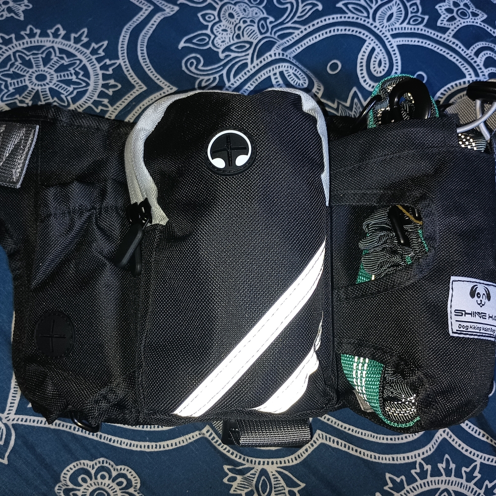 Black and White Men's Bag